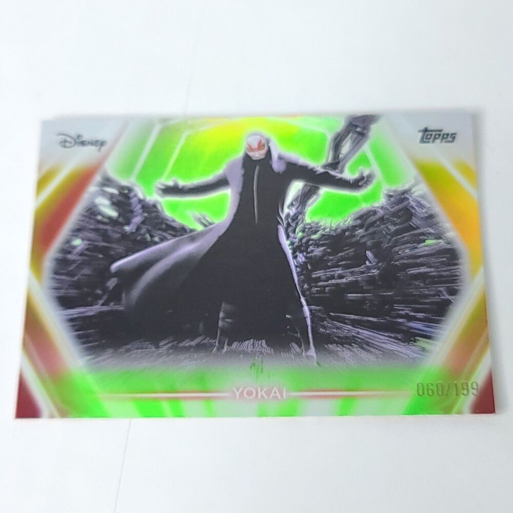 Yokai Topps 2026 Disney Neon Holo Parallel Refractor Limited 060/199